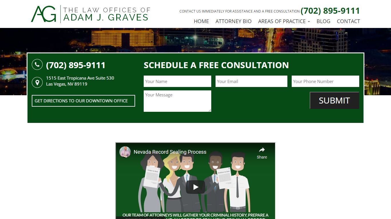 Las Vegas Criminal Record Sealing ... - Criminal Defense Law