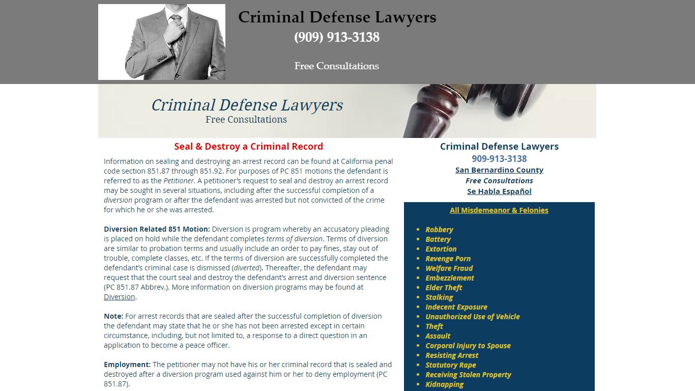 Seal & Destoy a Criminal Record | California Attorneys Explain